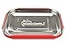 LUNCHBOTS Trio Three Section Container Red Dot, 1 EA
