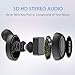 POPCHOSE H9 Wireless Earbuds, Bluetooth V5.0 Dual 3D Stereo True Wireless Earbuds Deep Bass Mini in Ear Earphones IPX5 Waterproof Headphones with Built-in Mic, 16HR Playtime,Black