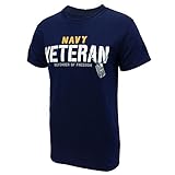 NAVY VETERAN DEFENDER TEE - LG
