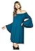 My Space Clothing Women's Off Shoulder Soft Jersey Dress w/Pocket-Made in USA
