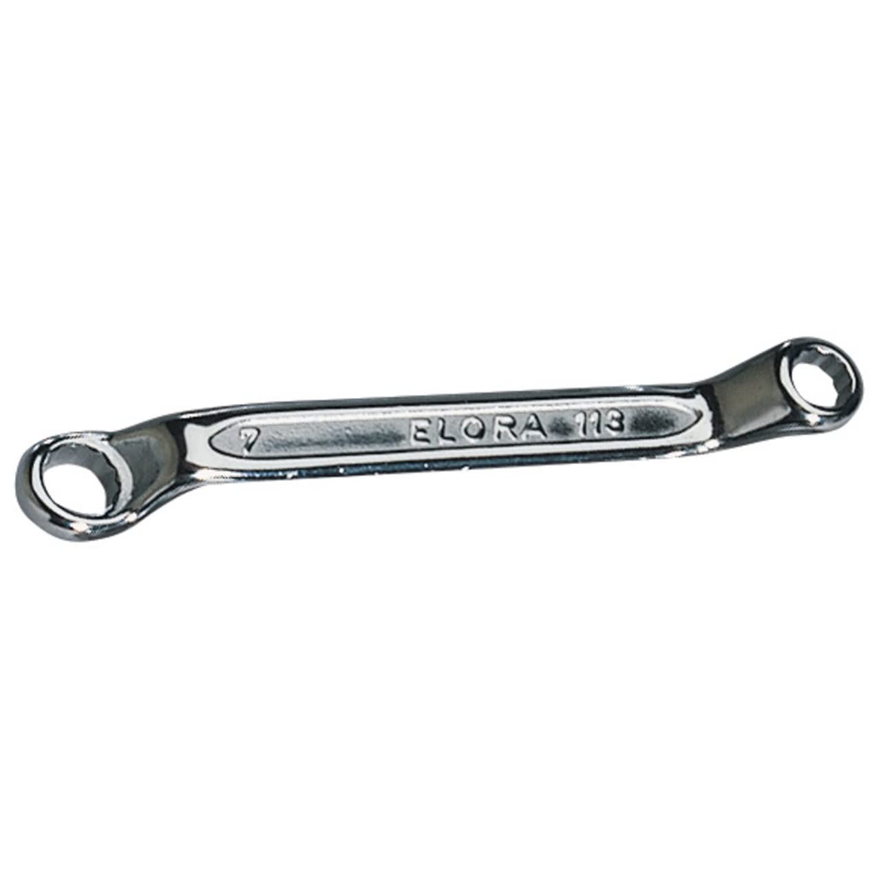 Draper 2604 Elora Midget Deep Crank Metric Ring Spanner, 6mm x 7mm