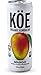 Koe Kombucha Cans, Mango | Organic Sparkling Fruit Drinks With Live Probiotics and Vitamin C | 12 oz Pack of 12