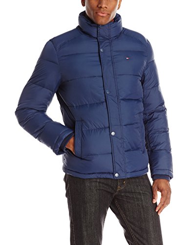 Tommy Hilfiger Men's Classic Puffer Jacket, Navy, Small