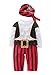 LXKIKMM May's Baby Boys Captain Infant Costumes Cap Stinker Pirate Costume 4pcs Set