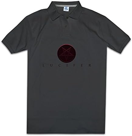 Lucifer American Fantasy Comedy-drama Men Custom Polo Shirts Offensive Collared Shirts