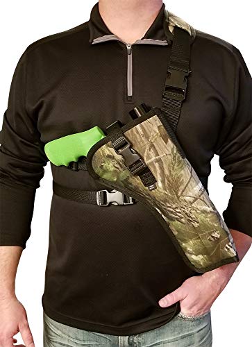 Silverhorse Holsters Chest/Shoulder Gun Holster | Fits Smith & Wesson 460, 500 X Frame Revolvers with Smaller Scope in 6.5