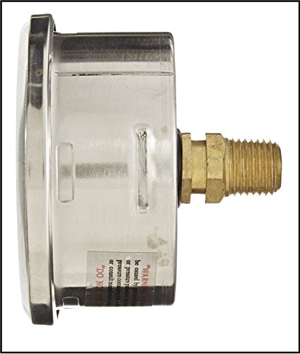NEW STAINLESS STEEL LIQUID FILLED PRESSURE GAUGE WOG WATER OIL GAS 0 to 30 PSI BACK MOUNT 0-30 PSI 1/4" NPT 2.5" FACE/DIAL FOR COMPRESSOR HYDRAULIC AIR TANK PNEUMATIC