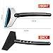 AIKESI Snow Scraper for Car Window, Windshield Scraper Ice Scraper Snow Removal Tools with Wiper, Stainless Steel Snow Remover for Car SUV Truck