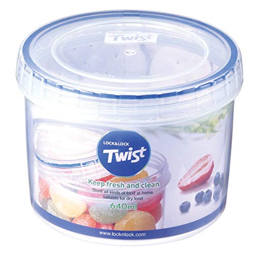 LocknLock Easy Essentials Twist Food Storage lids/Airtight containers