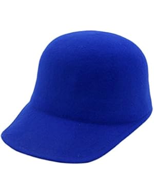 Classic Women Adjustable Dome Bowler Cap Simple Felt Bowler Fedora Hat