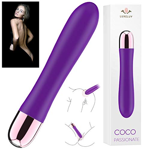 G Spot Vibrator for Vagina Stimulation, Ultra Soft Bendable Rechargeable Dildo Vibrator with 9 Vibration Patterns-Adult Sex Toys for Women and Couple