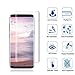 [2-Pack] Galaxy S9 Clear Screen Protector,Cafetec [9H Hardness] [Anti-Scratches] [Anti-Fingerprint] Tempered Glass Screen Protector Film Compatible with Samsung Galaxy S9.
