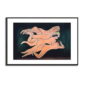 Framed Canvas Wall Art for Living Room, Bedroom Naked Girl Canvas Prints for Modern Home Decoration Ready to Hang - 16"x24" inches