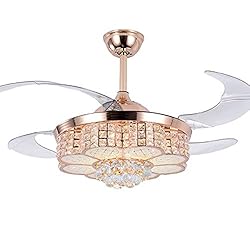 42inch Crystal Chandelier Ceiling Light LED 4