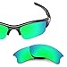 Revant Replacement Lenses for Oakley Flak Jacket XLJ sunglasses, UV Protection, Anti-Scratch and Impact Resistant, Polarized Emerald Green Mirrorshield