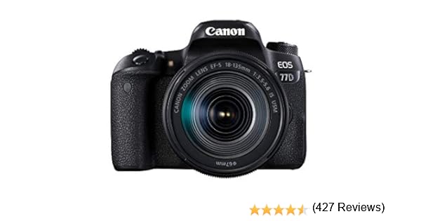 Canon EOS 77D - Cámara réflex de 24.2 MP (vídeo Full HD, WiFi ...