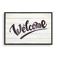 Framed Canvas Wall Art Welcome Canvas Prints Home Artwork Decoration for Living Room,Bedroom - 16x24 inches