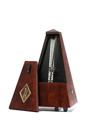 WITTNER 801M Metronome System Maelzel without Bell, Mahogany Coloured, Mat Silk
