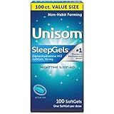 Unisom SleepGels, Nighttime Sleep-Aid, 50 mg Diphenhydramine HCl, 100 Soft Gel Capsules