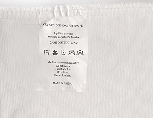 image for 100% Waterproof Mattress Protector --- Hypoallergenic Encasement Dust 