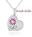 Mother's Day Jewelry Gift Necklace for Mommy ''I Love You Mommy'' Engraved Heart w/ Pink Flower Pendant Necklace Gift from Child Daughter to Mother - New Mom Jewelry - To Best Mom Ever