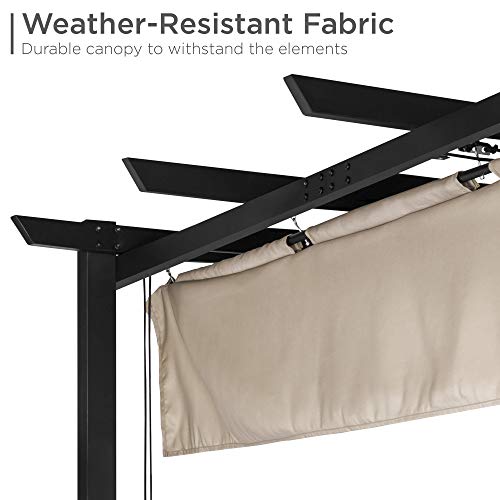image for Best Choice Products 10x10ft Extra-Large Outdoor Pergola Shelter for B