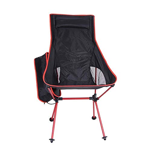 Bequeme Sonnenliege, Angelstuhl im Freien Große Rückenlehne Ultraleicht Tragbarer Mondstuhl Für Strandcamping-Picknick – Bild 4