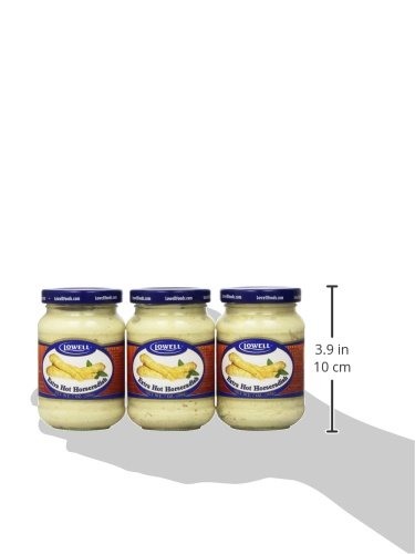 Lowell Foods Extra Hot Horseradish, 7.0500-Ounce (Pack of 6)
