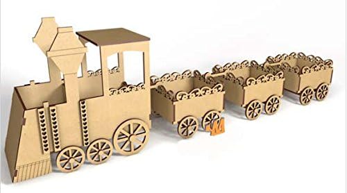 tren en madera manualidades