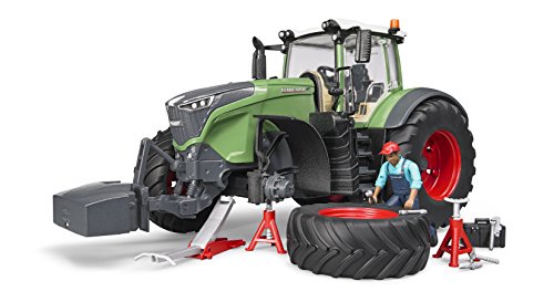 bruder 04041 - Fendt 1050 Vario mit Mechaniker & Werkstattausstattung - 1:16 Fahrzeuge, Traktor, Trecker, Schlepper, Bulldog, Reparaturwerkstatt, Handwerker, bworld, Spielzeug – Bild 5