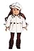 - Marshmallow - 4 Piece 18 inch Doll Outfit - Coat, Hat, Leggings and Boots (Doll Not Included)