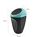 SHUWEI Car Trash cans Small car Storage Debris Barrels car Supplies (Blue)