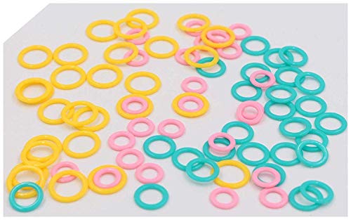 Stitch Markers for Crocheting - LeBeila Plastic Knitting Markers Rings Smooth Crochet Stitch Marker Ring Assorted Knitting Counters Needle Clip Small, Medium & Large (120, Mixed)