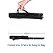 Music Stand, Vangoa Folding Sheet Music Stand with Detachable Microphone Stand & Phone Holder, Portable Lightweight with Music Sheet Clip Holder & Carrying Bag for Instrumental Performance