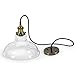 3-Pack Pendant Light Hanging Glass Ceiling Mounted Chandelier Fixture, SHINE HAI Modern Industrial Edison Vintage Style
