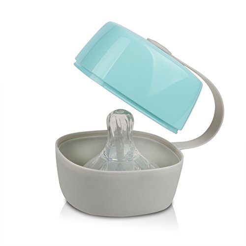 Pacifier Box Nipple Shield Case BPA-Free by Laneyli, Macarons Color - Pack of 2