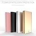 LAX Pro 16800 Portable Charger Battery Backup, 16800mAh External Battery with 4 High Speed Charging 2.1A USB Ports for iPhone, iPad, Samsung Galaxy, Android and Other Smart Devices (Rose Gold)