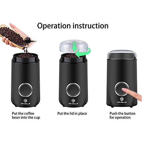 DR MILLS DM7441 Coffee Grinder Electric,Coffee Bean Grinder,Spice