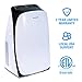 Honeywell - HL12CESWK, 12,000 BTU Portable A/C, Two-Tone Body Style - White/Black