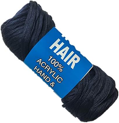 African Brazil Wool Hair Yarn For Braiding 70g/ball Many Colors to Choose (dark blue)