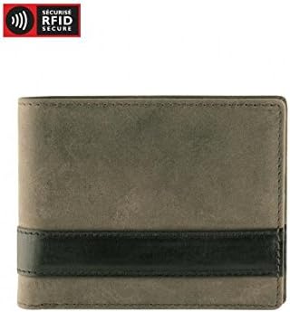 Mancini Leather Goods Colorado Collection: Men's RFID Wallet (Faded Brown)