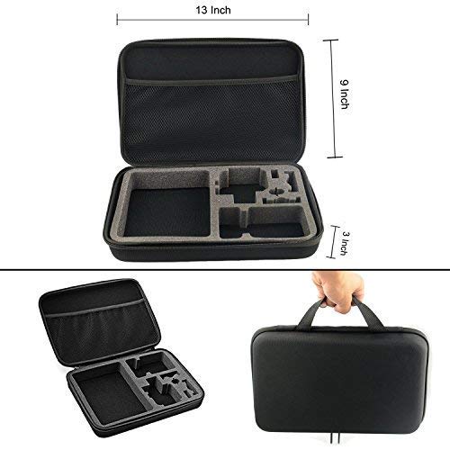 SmilePowo 42-in-1 Accessory Kit for GoPro Hero5 Black, Hero5 Session, Hero 4 Silver Black, Hero Session, Accessory Bundle Set for GoPro Hero3+ 3 2 1, SJ Cam Xiaomi