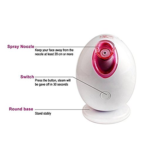 Hann Nano Cool Facial Steamer + Warm Facial Steamer Professional Sinus Steam Inhaler Face Skin Moisturizer Facial Mask Sauna Spa Steamers with Aromatherapy Diffuser Humidifier Function