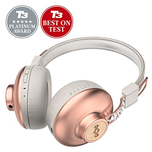 House of Marley, Positive Vibration 2 Wireless Headphones Noise Isolating, In-Line 1-Button Mic on C - //coolthings.us