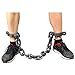 RoseSummer Plastic Wrist Shackles Prison Handcuffs For Halloween Costume Party Chain Links Costume Accessory