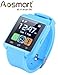 Aosmart Bluetooth Touch Screen Smart Wrist Watch Phone Mate with Camera for Smartphone (U8: Sky Blue)