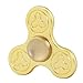 Spinner Fidget EDC ADHD Focus Toy Ultra Durable High Speed 2-6 Min Spins Precision Zinc Alloy (Gold)