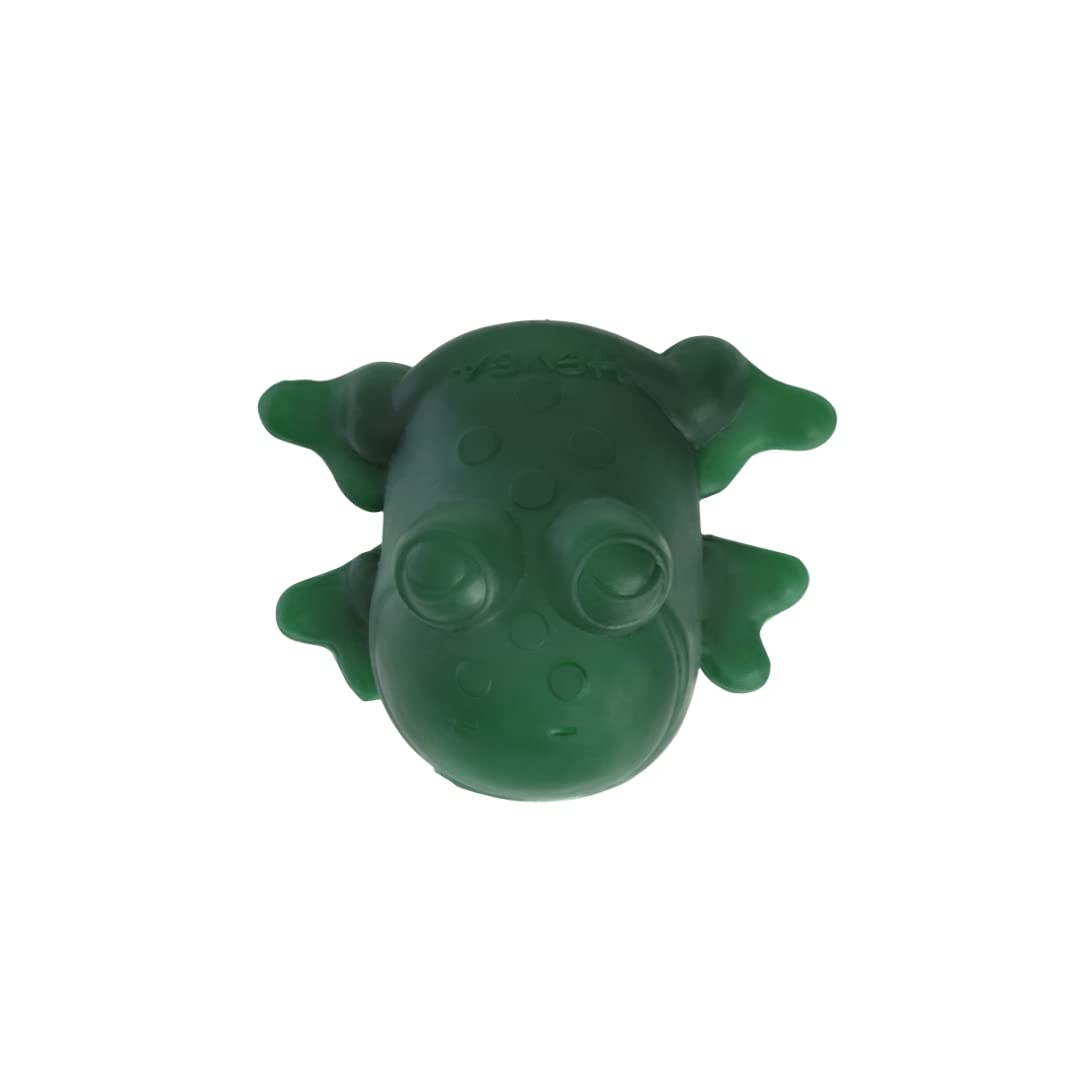 HEVEA Fred Green Rubber Frog Made from Natural Rubber, BPA-Free, PVC-Free and Plastic-Free