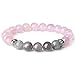 AMORWING Rose Quartz and Labradorite Balancing Bracelet Protective Bracelet for Women