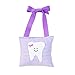 Girl's Tooth Fairy Pillow in Lilac Gingham Print